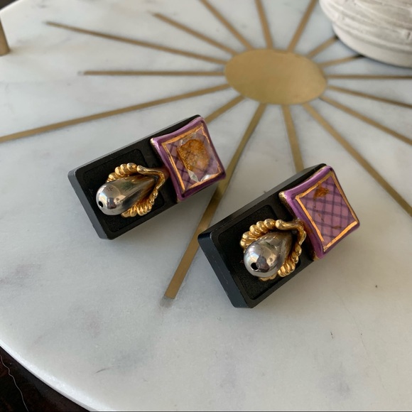 Vintage clip on earrings bundle - Picture 6 of 7